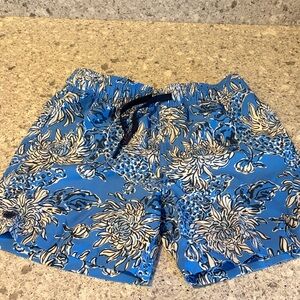 Lilly Pulitzer x Southern Tide Limited Edition Blue Swim Shorts